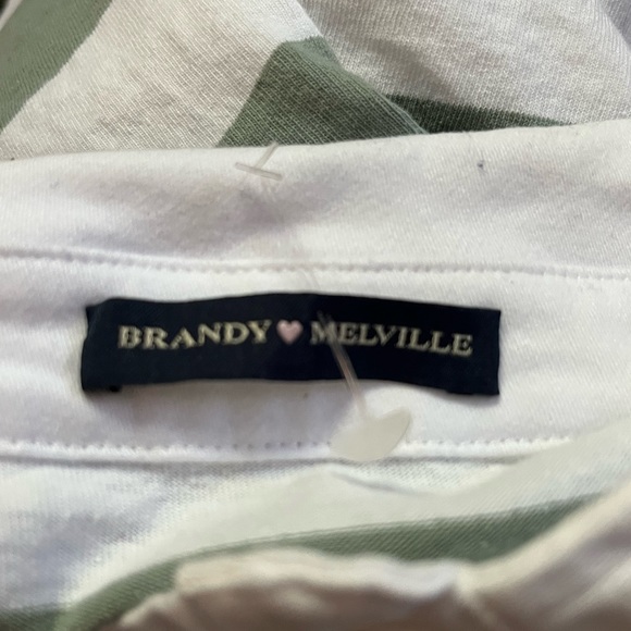 Striped sage and white long sleeve size S - Picture 1 of 2